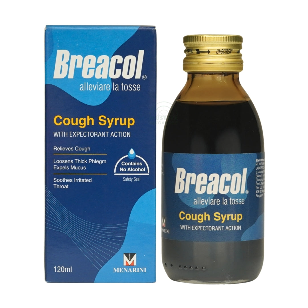 Breacol Alleviare La Tosse Cough Syrup with Expectorant Action 120ml