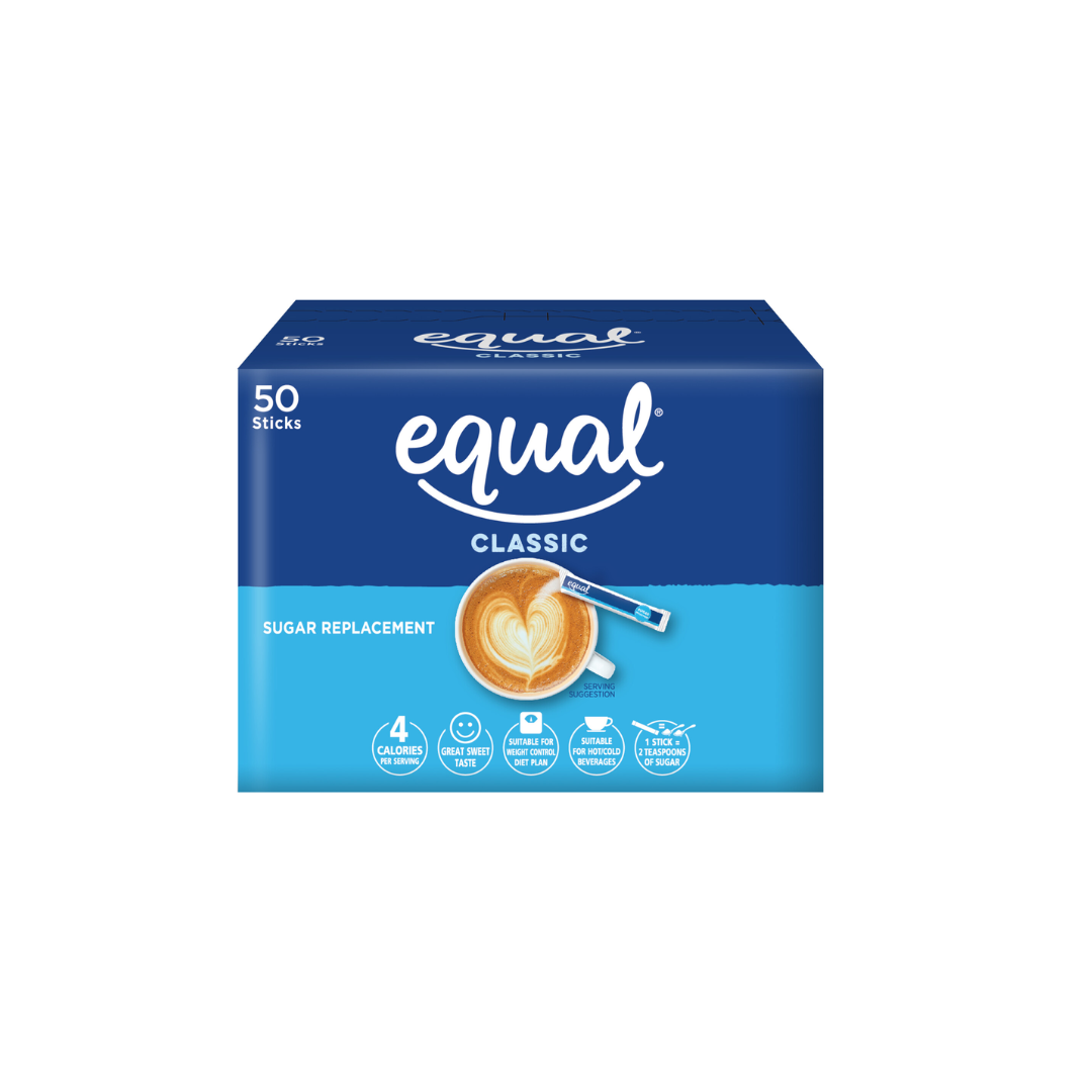 Equal Classic Sugar Replacement 50 sticks 50g