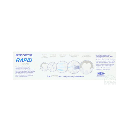 Sensodyne Rapid Relief Toothpaste (Whitening) 100g