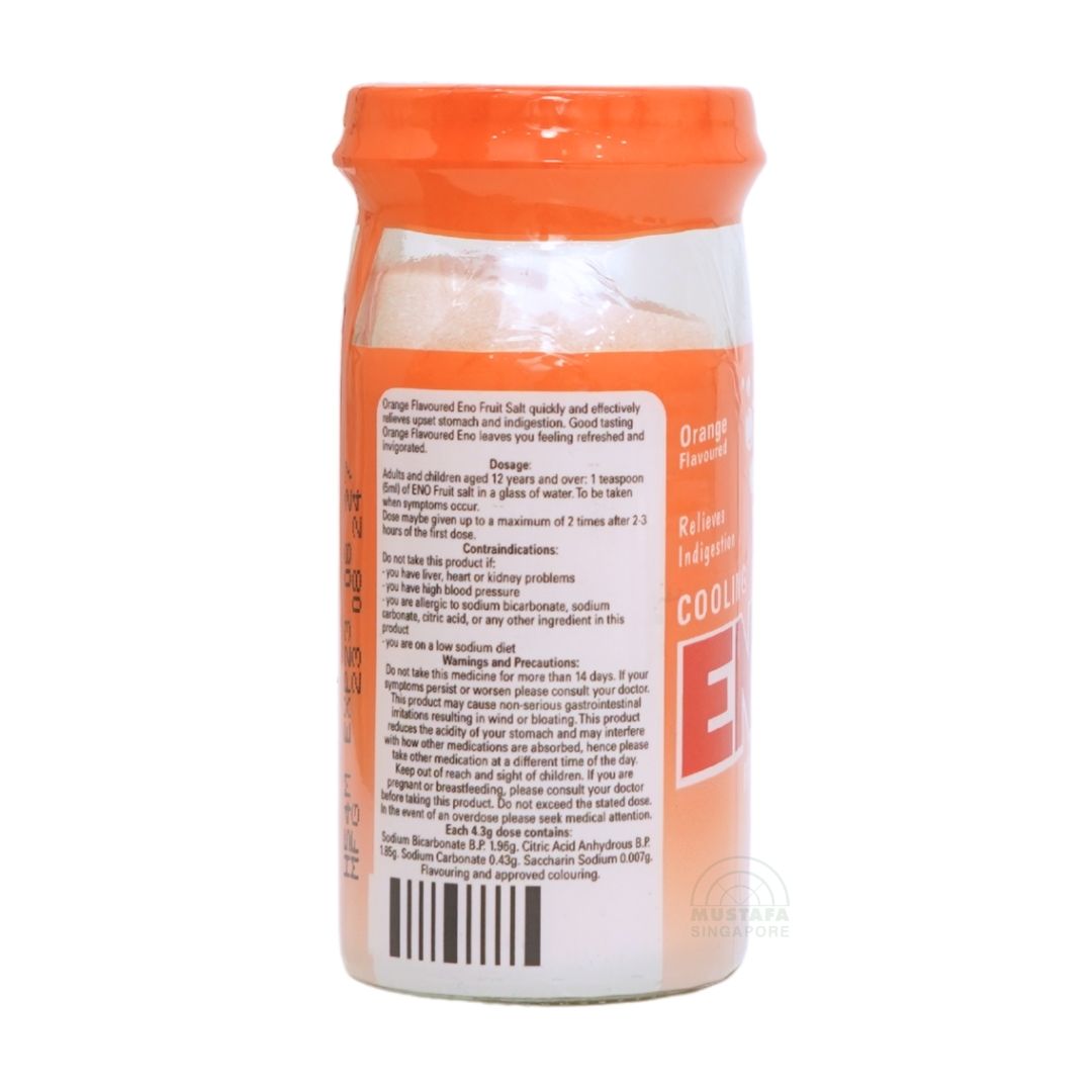 Cooling Eno Fruit Salt Orange flavoured 100g