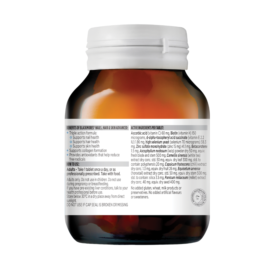 Blackmores Nails, Hair & Skin Advanced 60 Tablets