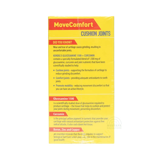 Kordel's Glucosamine 1500 + Curcumin 60 tablets x 2 Kordel's Glucosamine 1500 + Curcumin 60 tablets x 2