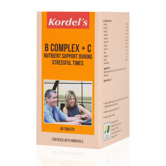 Kordel's B Complex + C Nutrient Support During Stressful Times 60 tablets Kordel's B Complex + C Nutrient Support During Stressful Times 60 tablets
