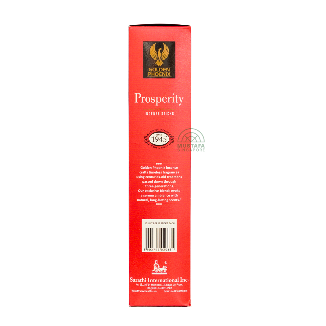Golden Phoenix Prosperity Incense Sticks 12-in-1