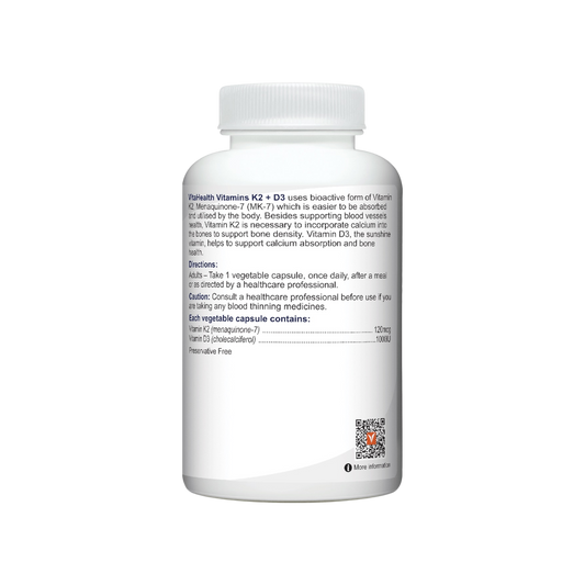 VitaHealth K2+D3 Vitamins 60s VitaHealth K2+D3 Vitamins 60s
