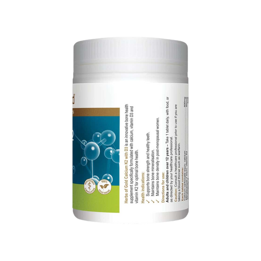Herbs Of Gold Calcium K2 with D3 90s Herbs Of Gold Calcium K2 with D3 90s