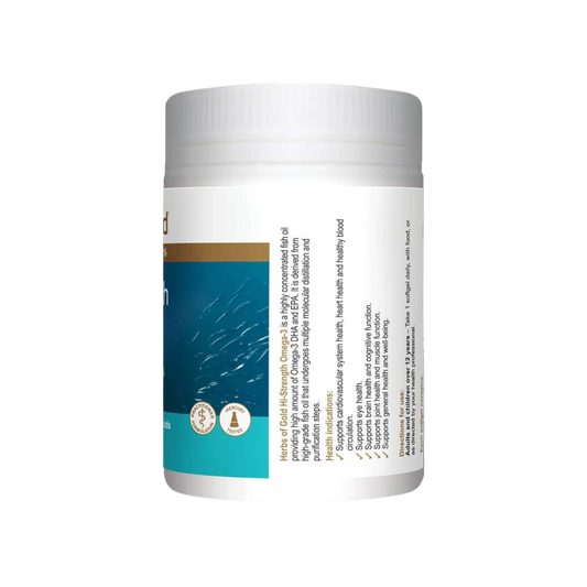 Herbs Of Gold Hi-Strength Omega-3 90s Herbs Of Gold Hi-Strength Omega-3 90s