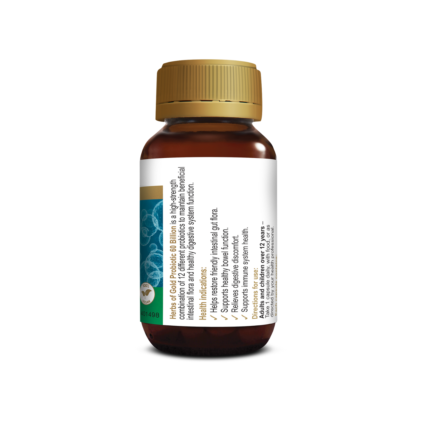 Herbs Of Gold Probiotic 60 Billion 30s