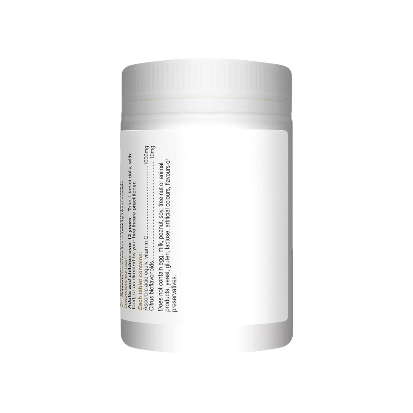 Herbs Of Gold Vitamin C + Bioflavonoid 120s