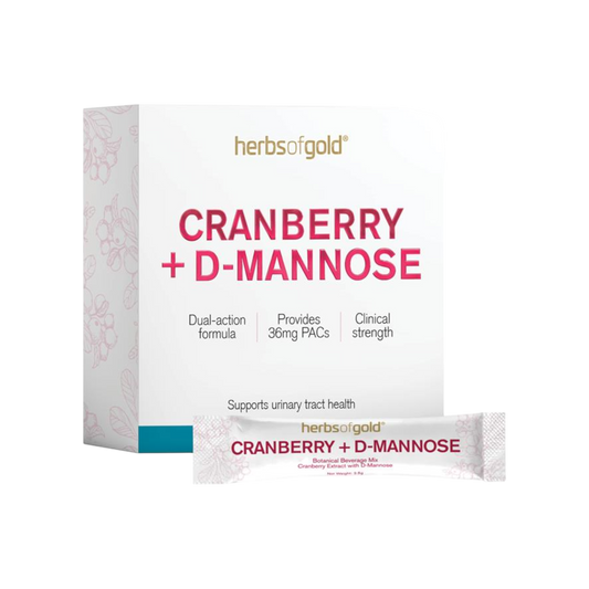 Herbs Of Gold Cranberry + D-Mannose 30s Herbs Of Gold Cranberry + D-Mannose 30s