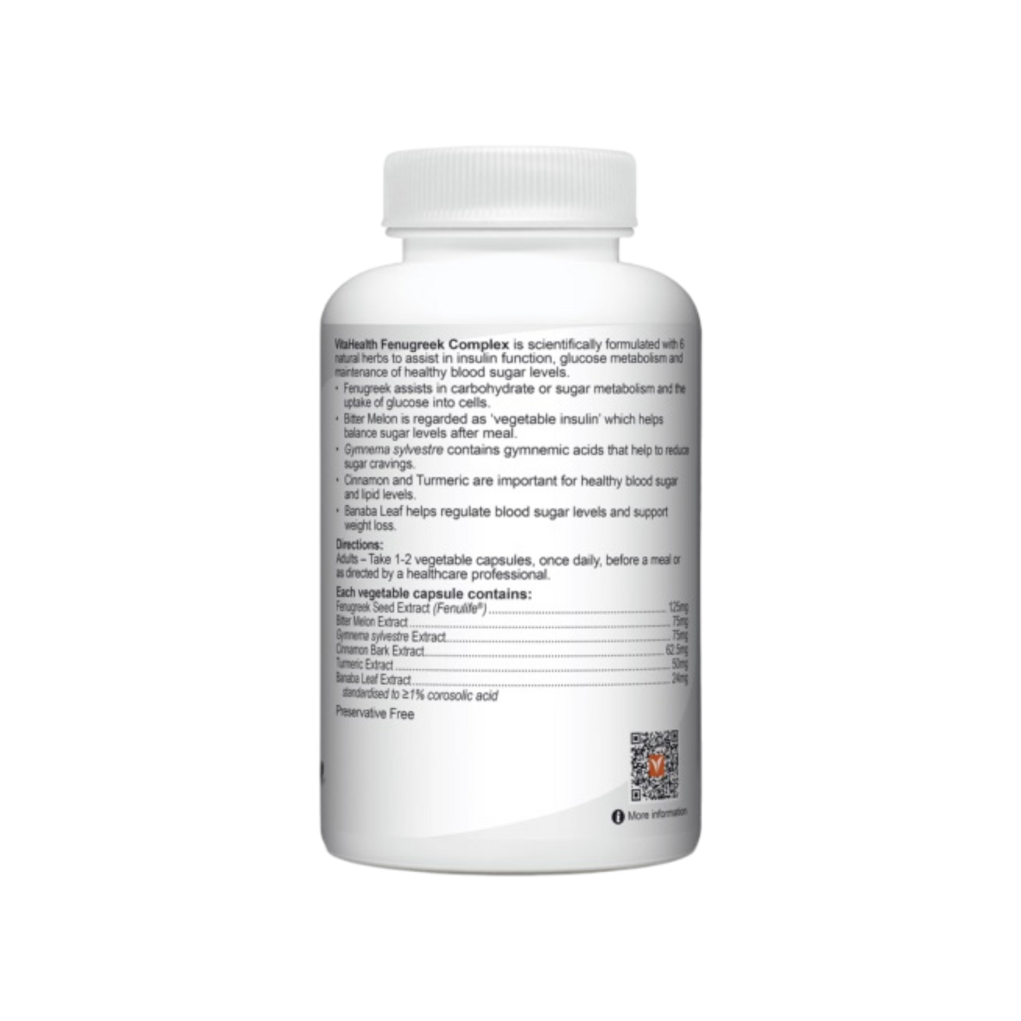 VitaHealth Fenugreek Complex 60s