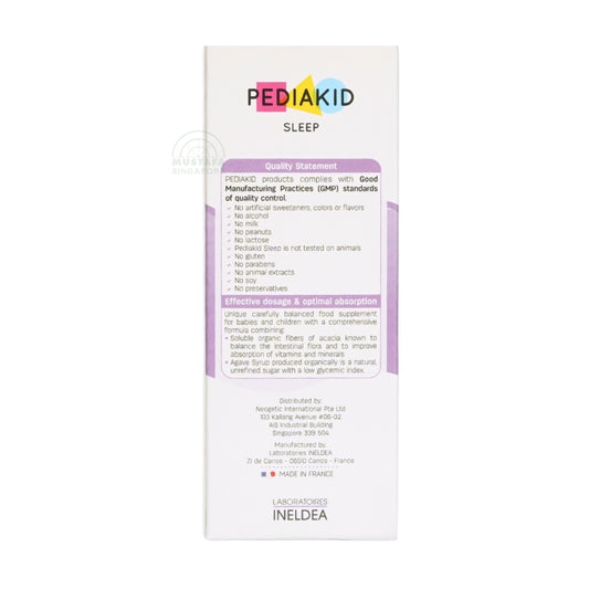 PEDIAKID Sleep 125ml Cherry Flavour Syrup