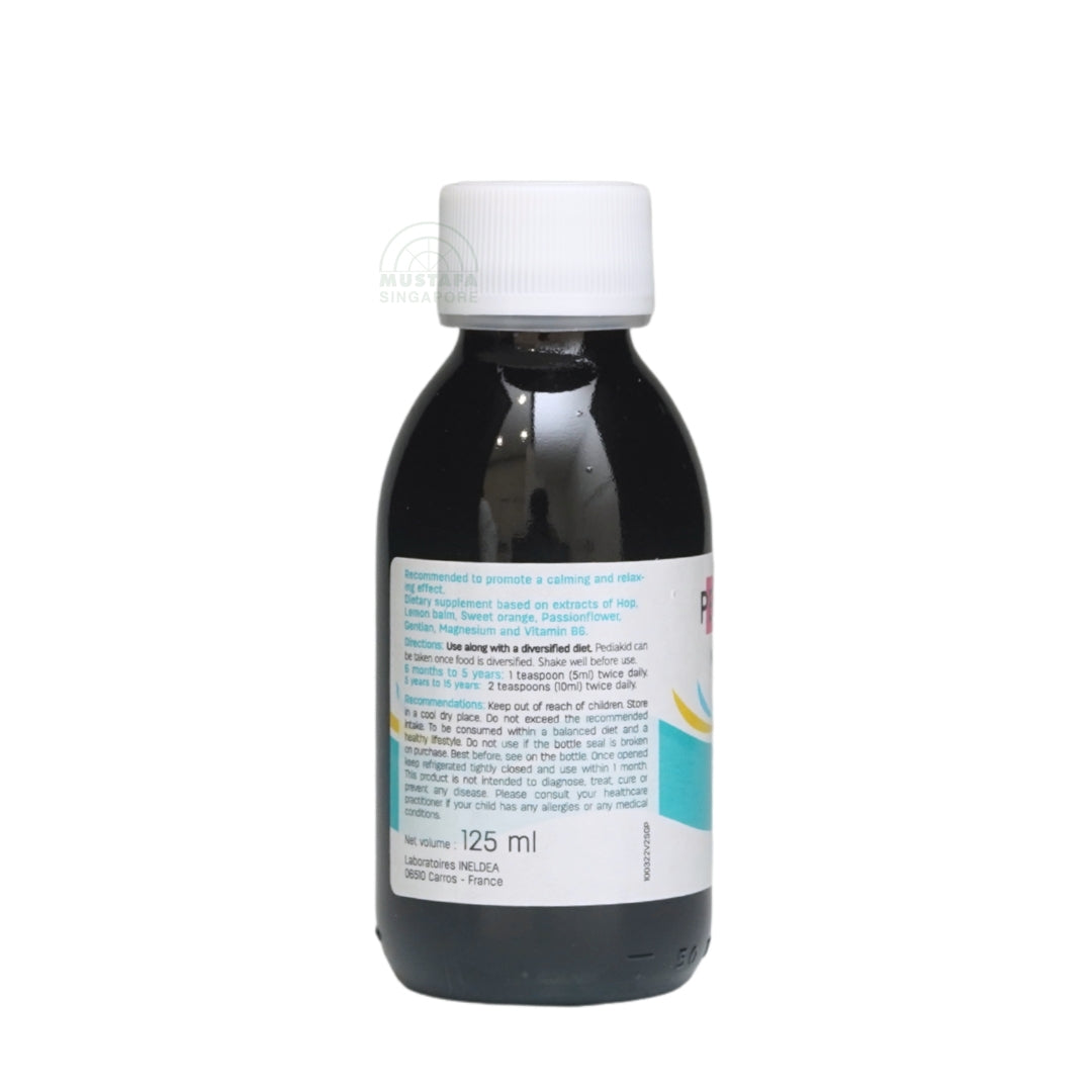 PEDIAKID Nervosity 125ml Blackcurrant Flavour Syrup