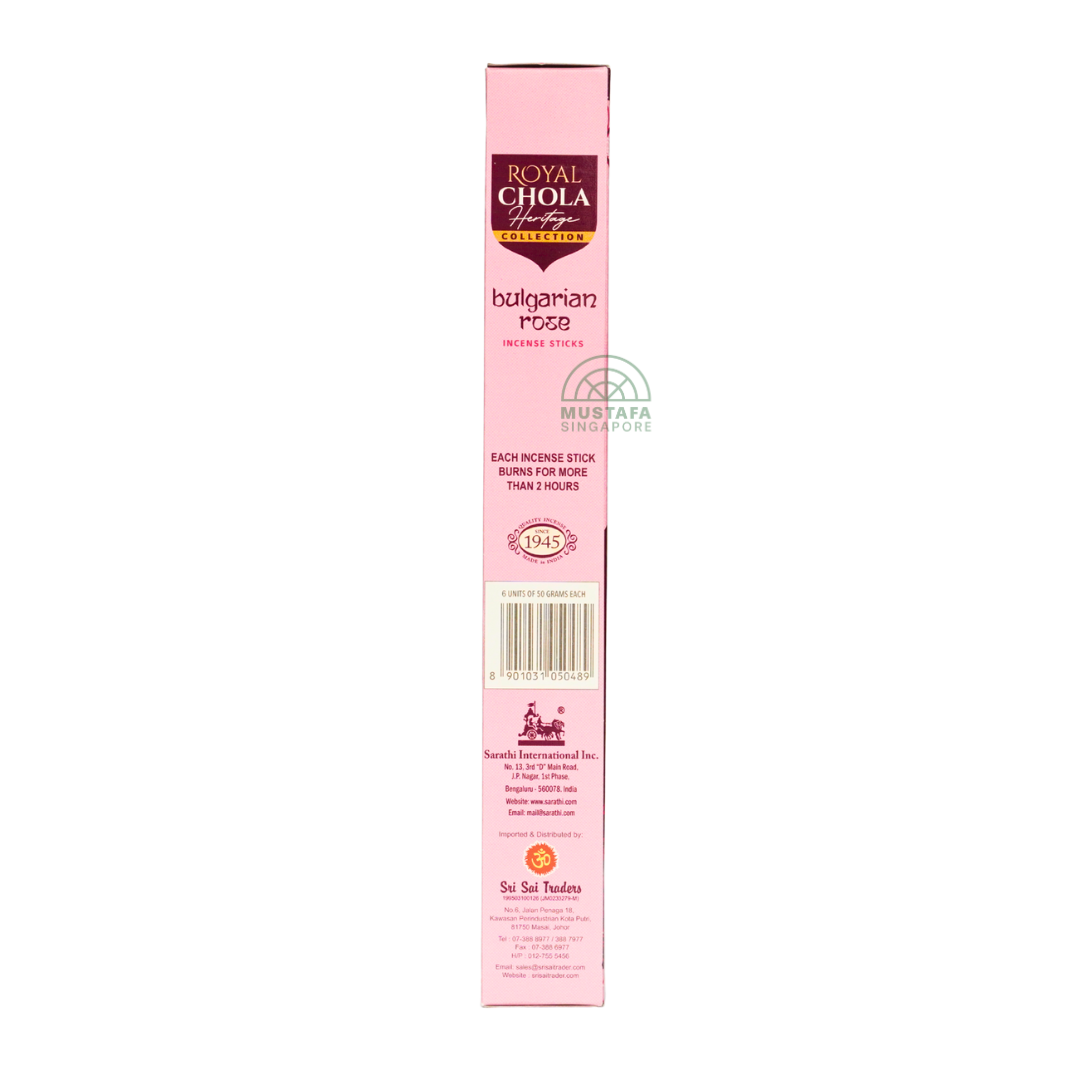 Royal Chola Heritage Collection Bulgarian Rose Incense Sticks