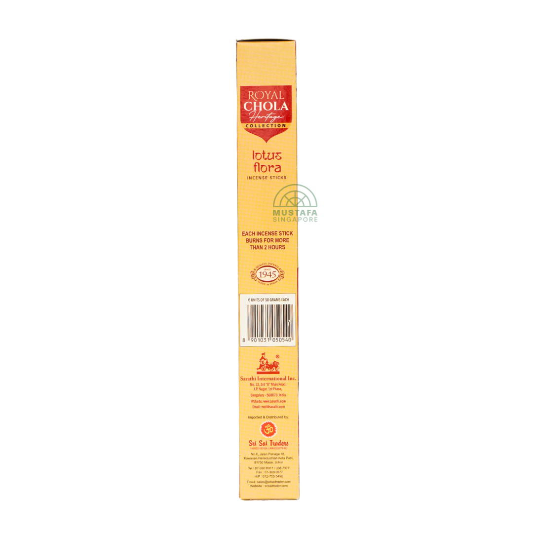 Royal Chola Heritage Collection Lotus Flora Incense Sticks