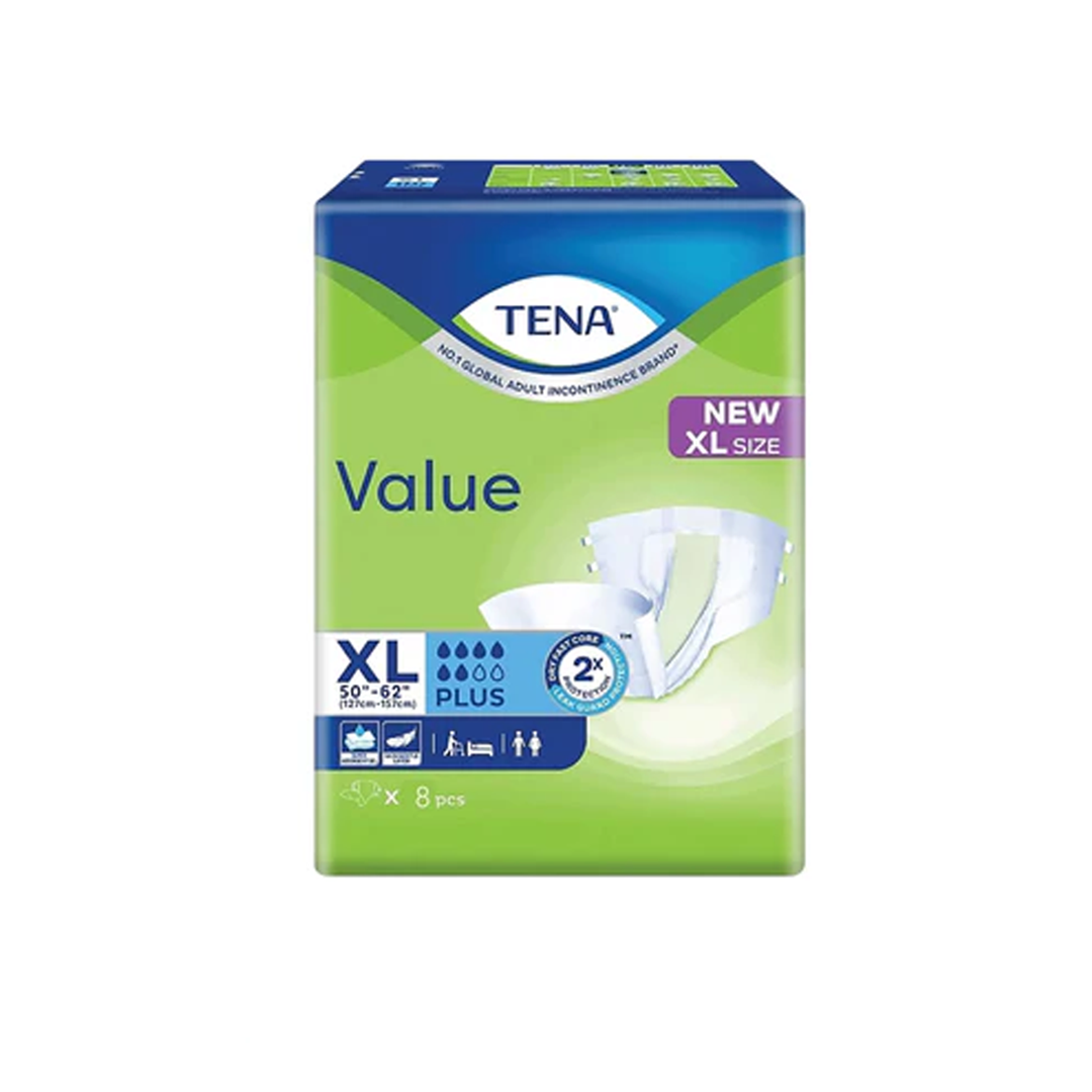 Tena Value Plus Extra Large 8pcs