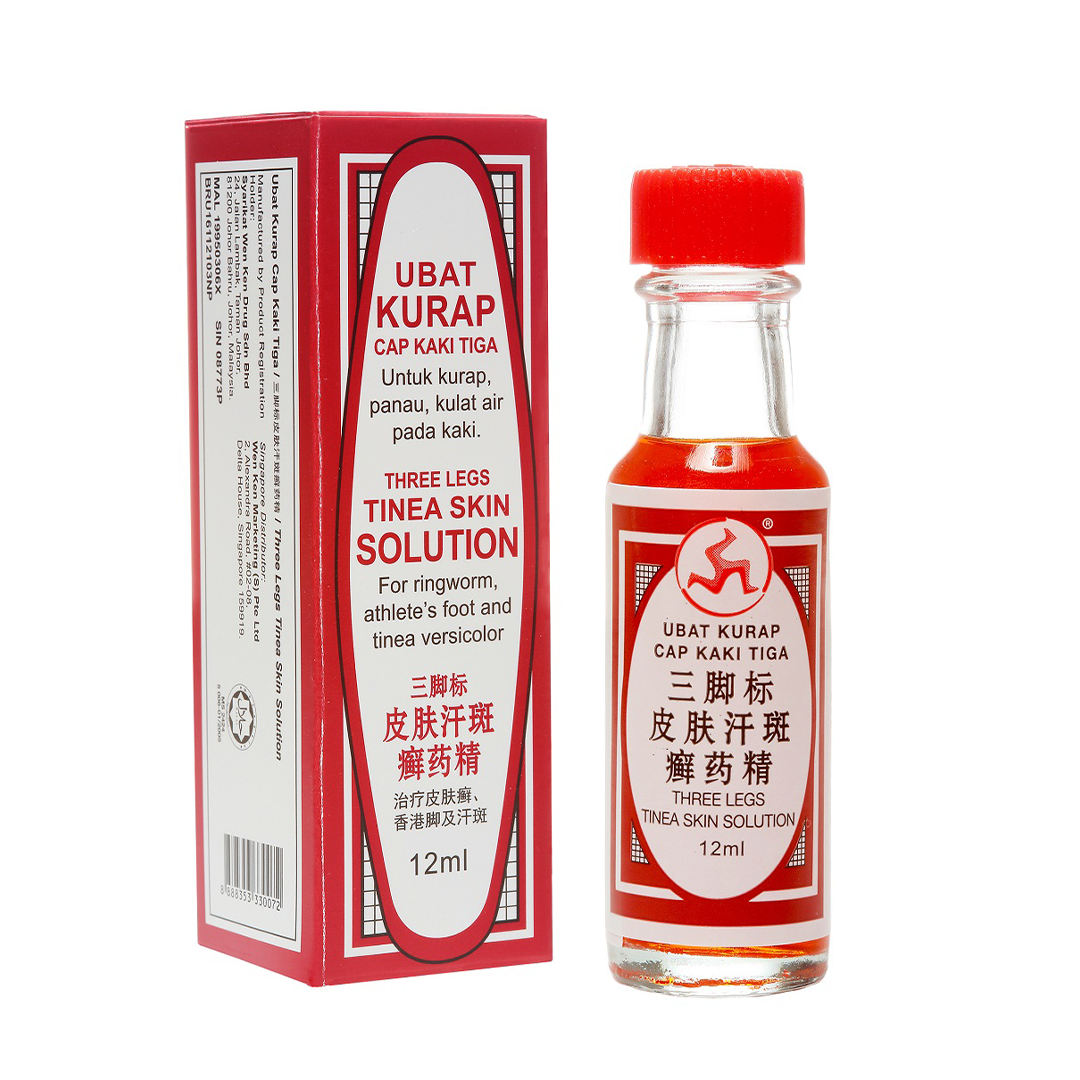 Three Legs Tinea Skin Solution 12ml