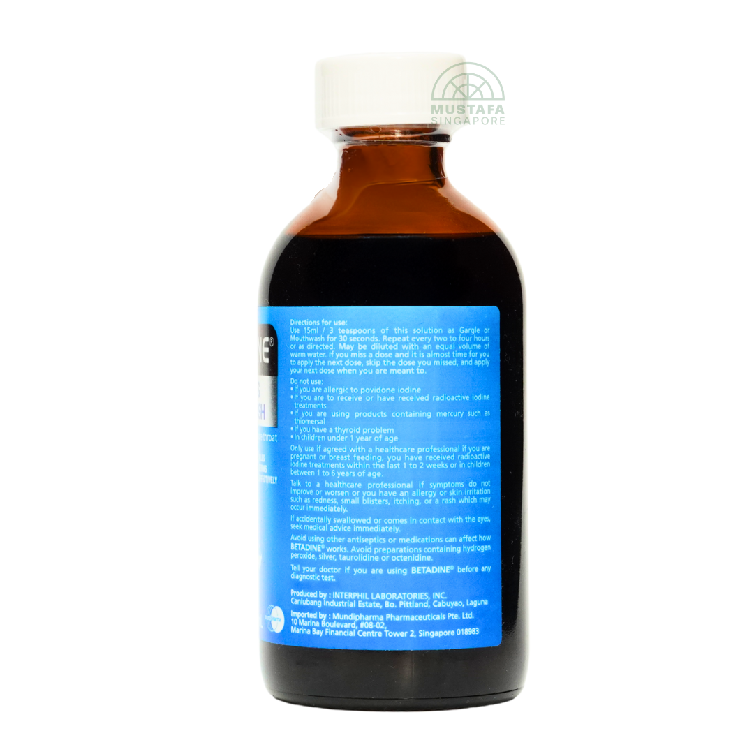 Betadine Gargle & Mouthwash 240ml