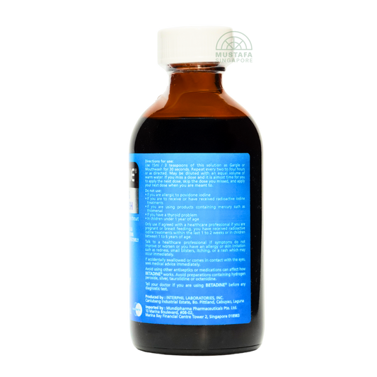 Betadine Gargle & Mouthwash 240ml Betadine Gargle & Mouthwash 240ml