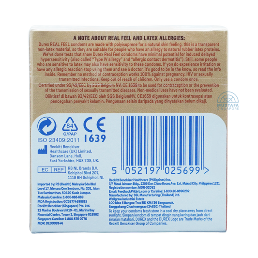 Durex Condom Real Feel 3s Durex Condom Real Feel 3s