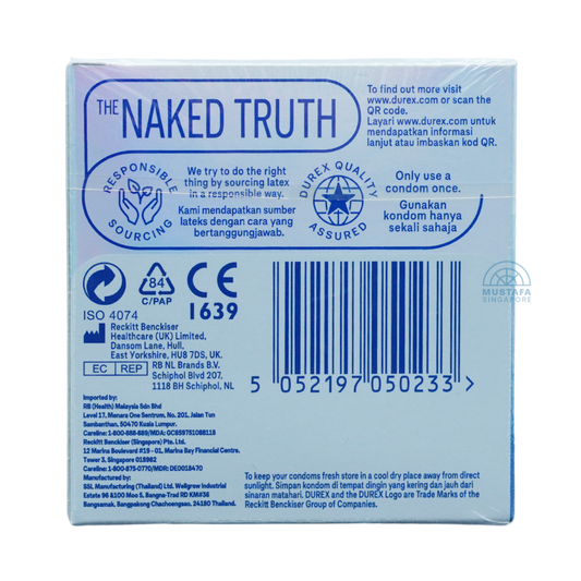 Durex Condom Invisible Extra Sensitive 3s Durex Condom Invisible Extra Sensitive 3s