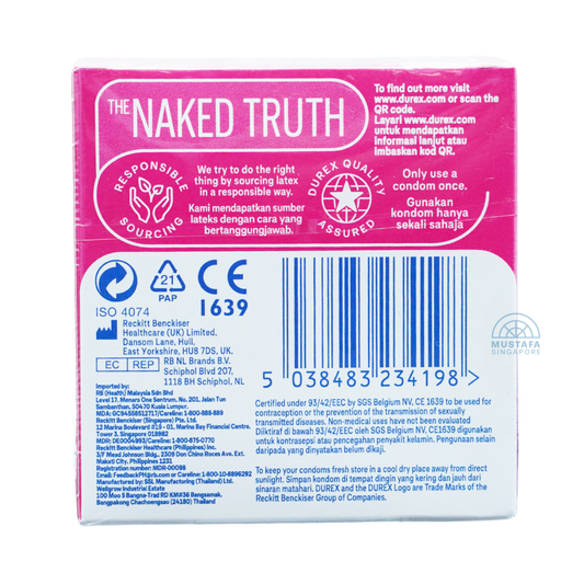 Durex Condom Pleasuremax 3s Durex Condom Pleasuremax 3s