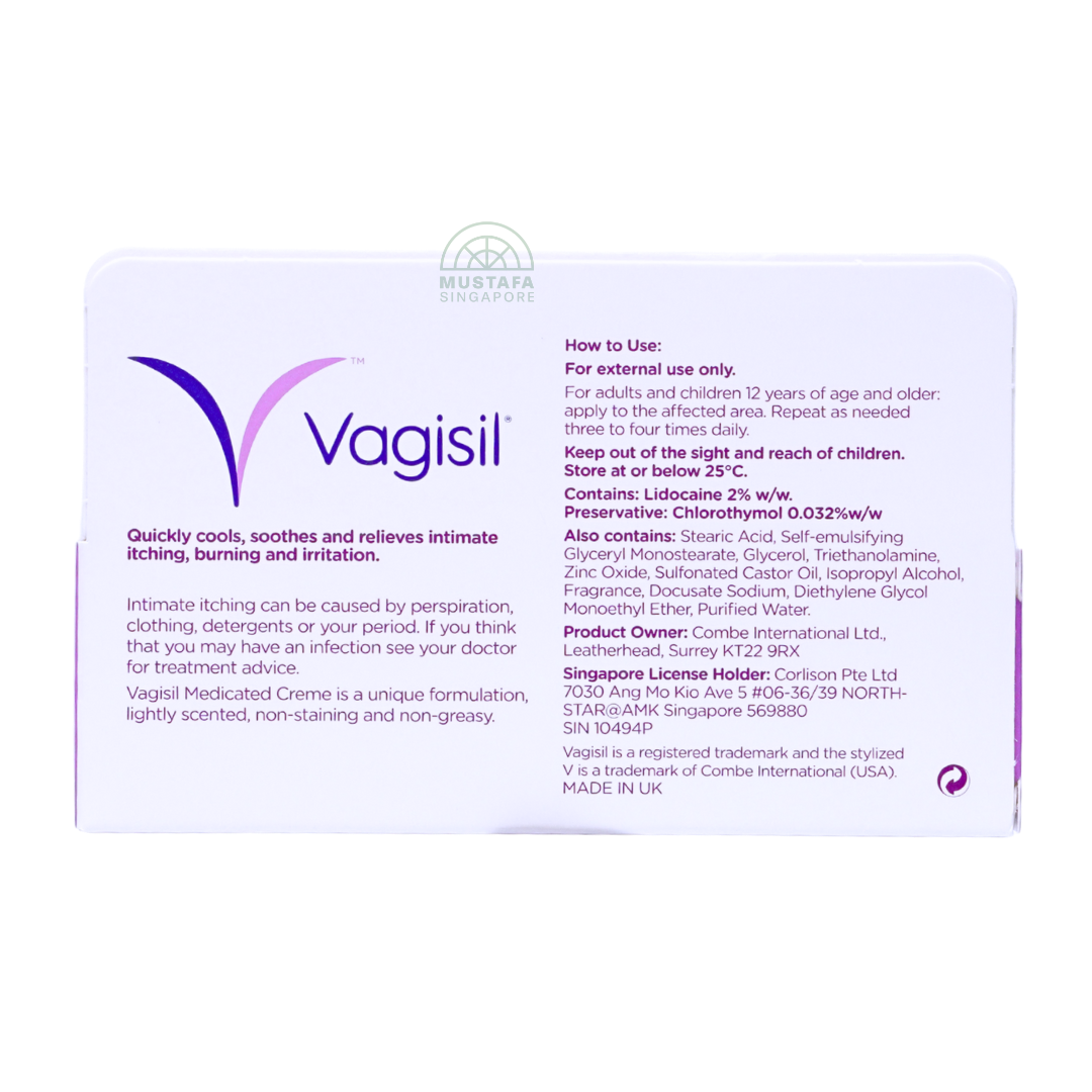 Vagisil Medicated Creme Lidocaine 2% 30gm