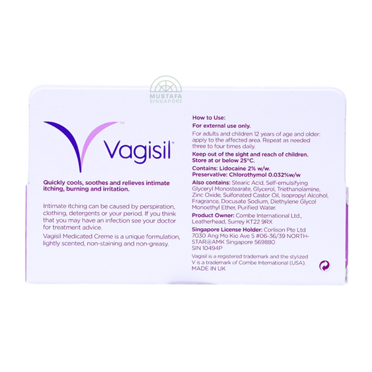 Vagisil Medicated Creme Lidocaine 2% 30gm
