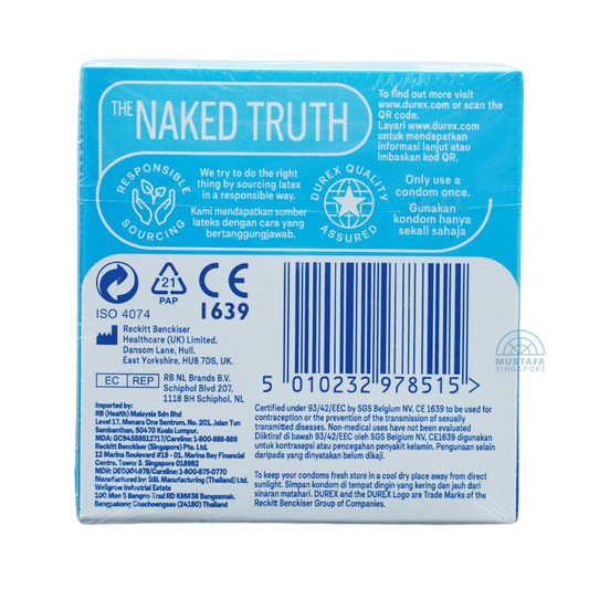 Durex Condom Comfort XL 3s Durex Condom Comfort XL 3s