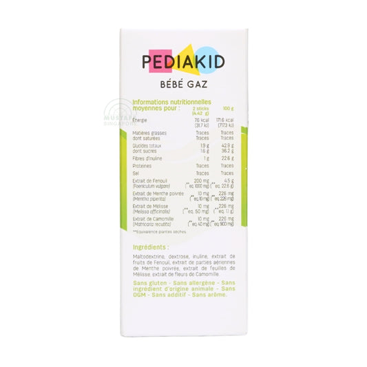 PEDIAKID Bébé Gaz 12 sticks