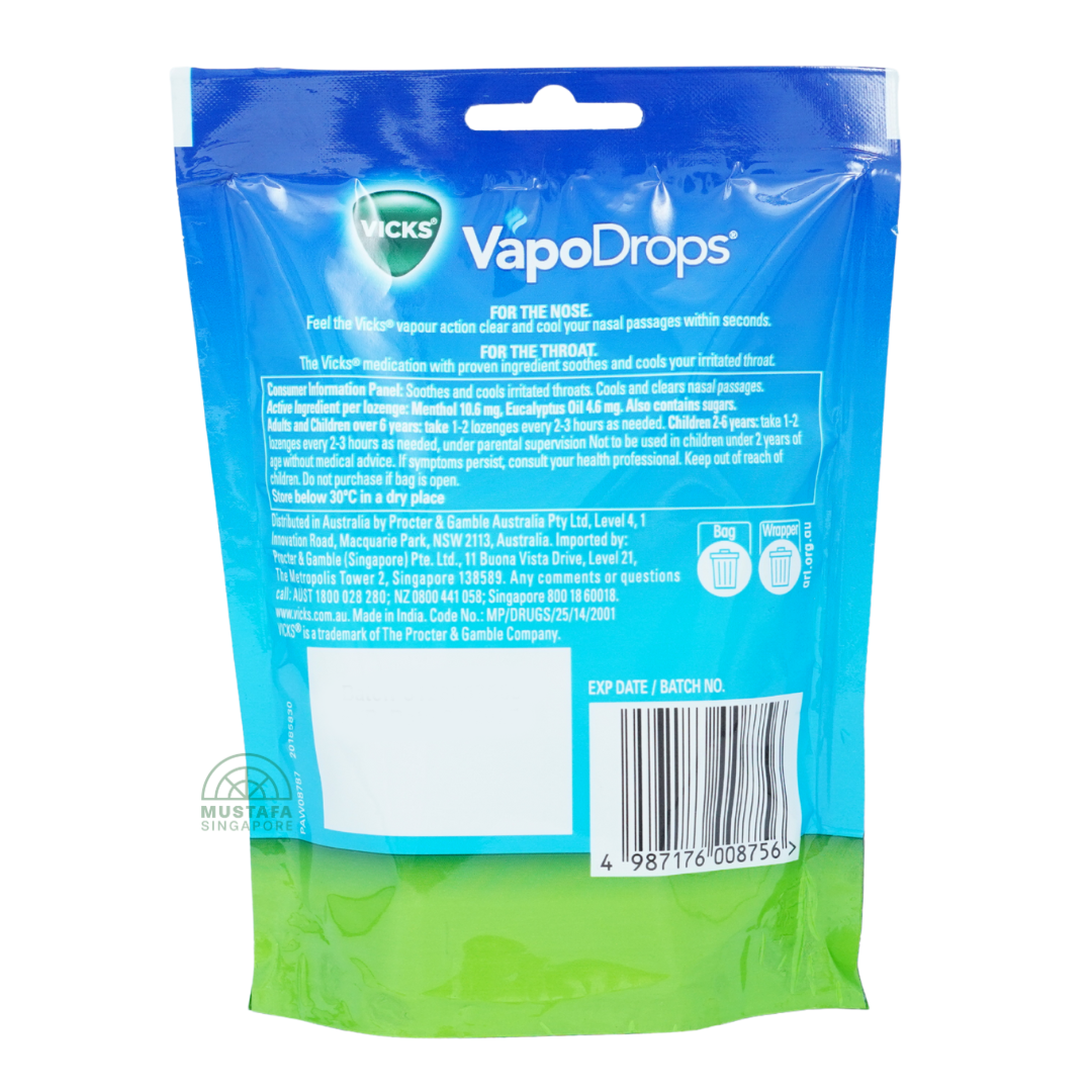 Vapodrops 24 Original Menthol Lozenges