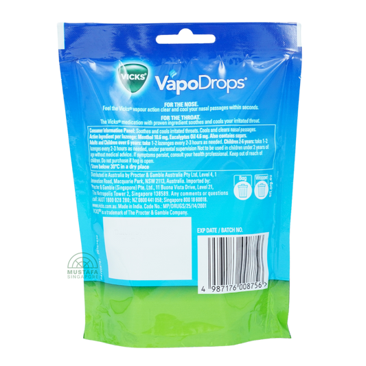 Vapodrops 24 Original Menthol Lozenges