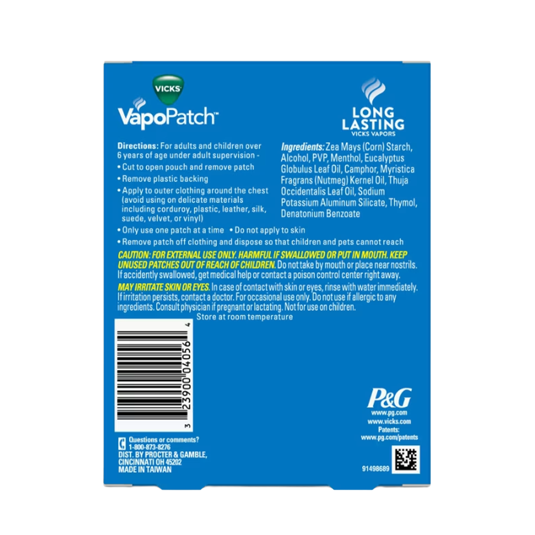 Vicks Vapo Patch Adult 5pcs