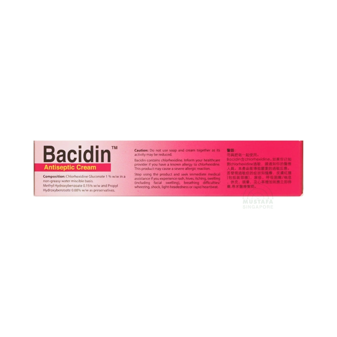 Bacidin Antiseptic Cream 15g