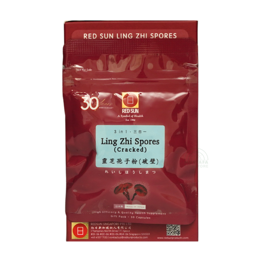 RED SUN 3-in-1 Ling Zhi Spores Cracked (90 Caps) RED SUN 3-in-1 Ling Zhi Spores Cracked (90 Caps)