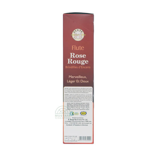 Flute Red Rose Incense Sticks