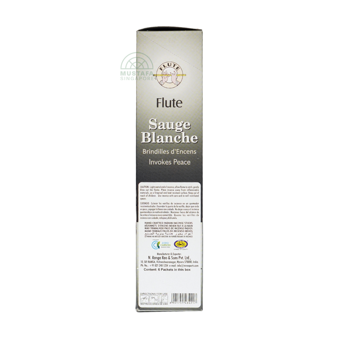 Flute White Sage Incense Sticks