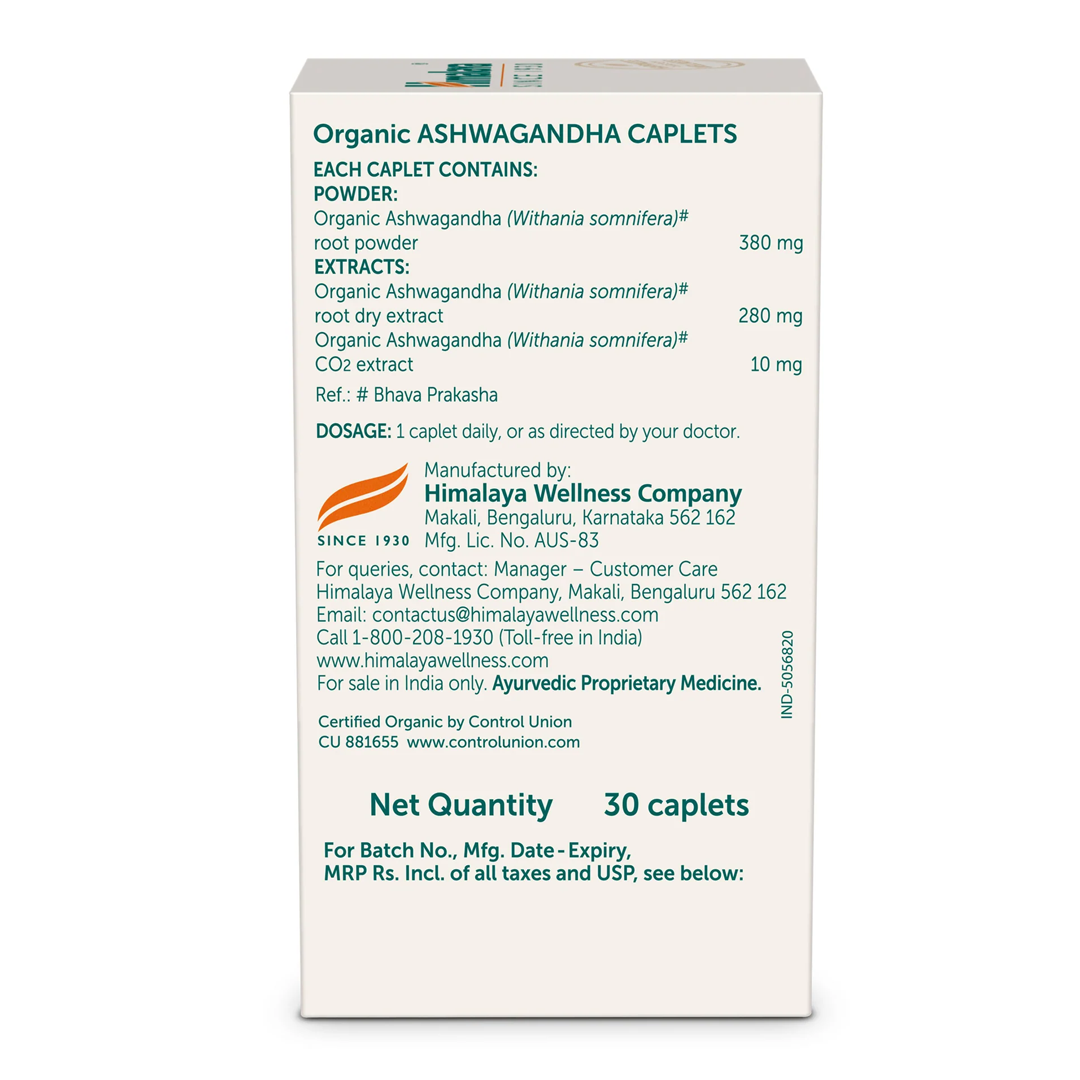 Himalaya Organic Ashwagandha 60s