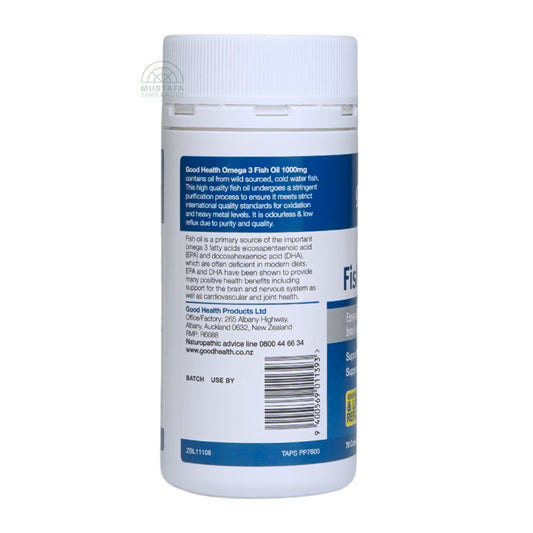 Good Health Naturally New Zealand Omega 3 Fish Oil 1000mg (70 Caps)