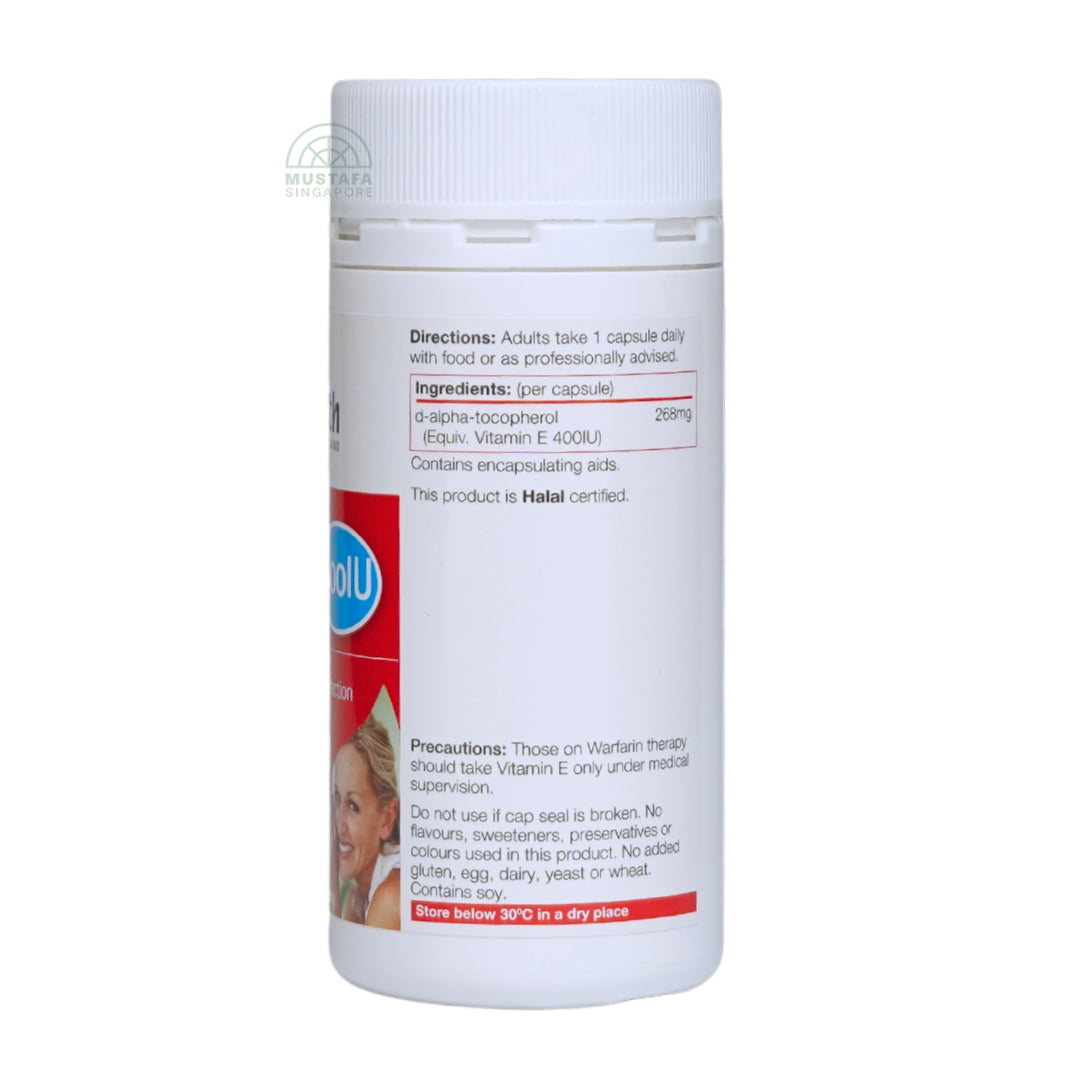 Good Health Naturally New Zealand Vitamin E 400 IU (100 Caps)