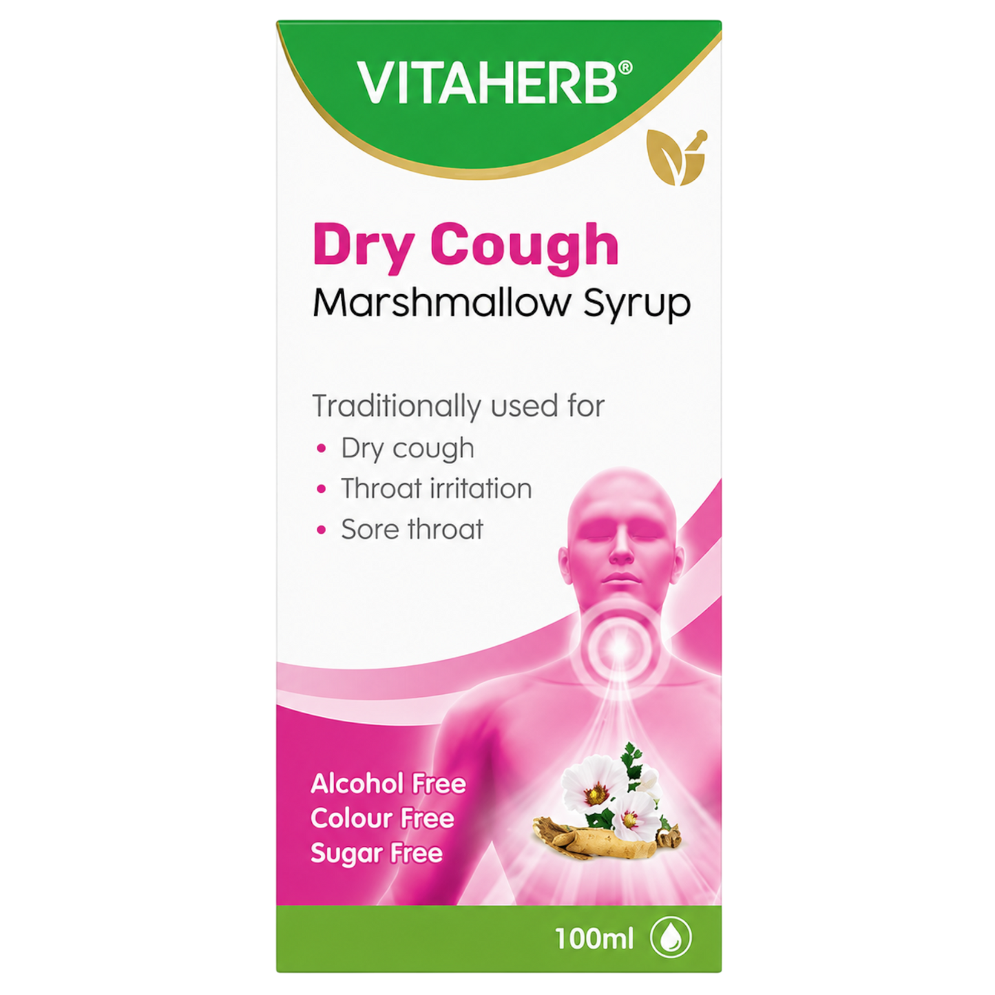 Vitaherb Dry Cough Marshmallow Syrup 100ml