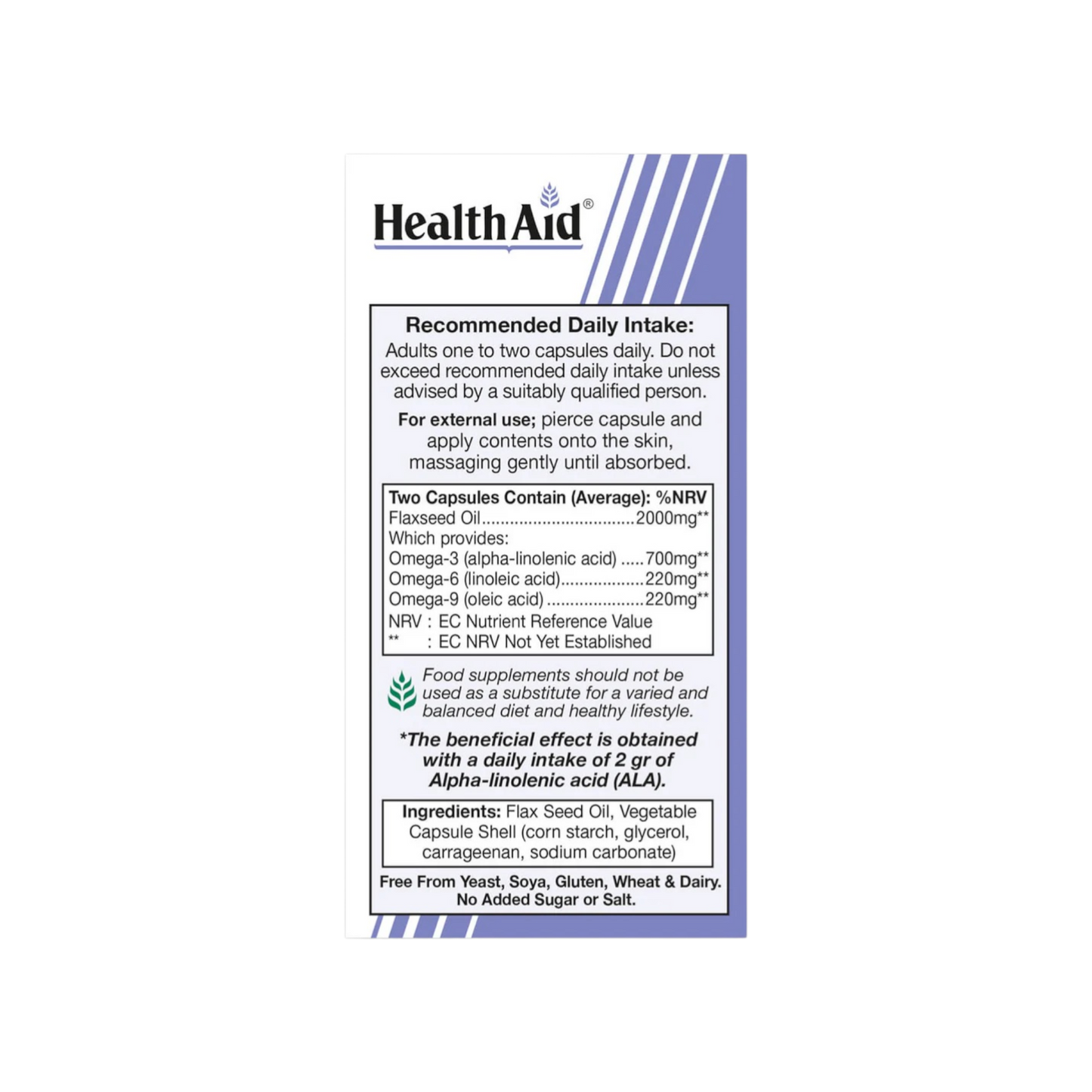 HealthAid Omega 3-6-9 Capsules 60s