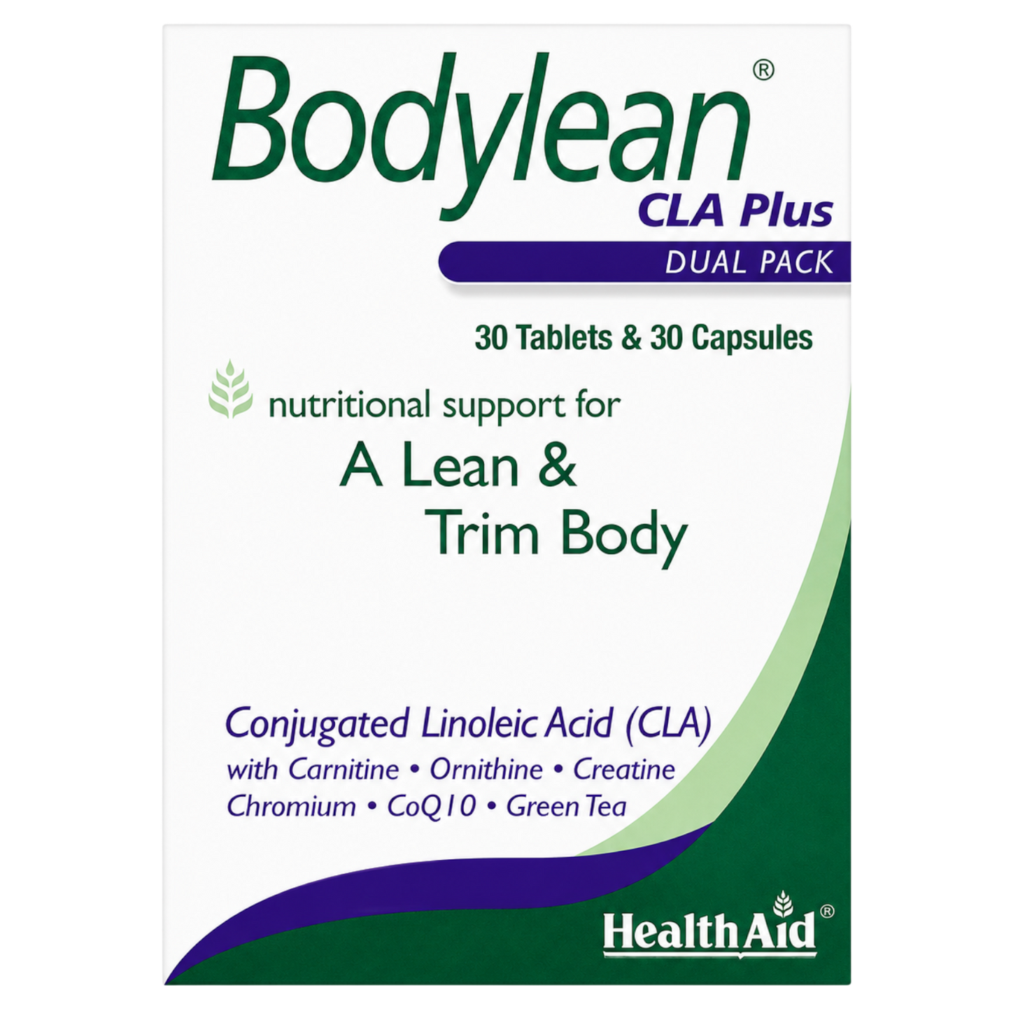 HealthAid Bodylean Cla Plus Dual Pack Tablets & Capsules 60s