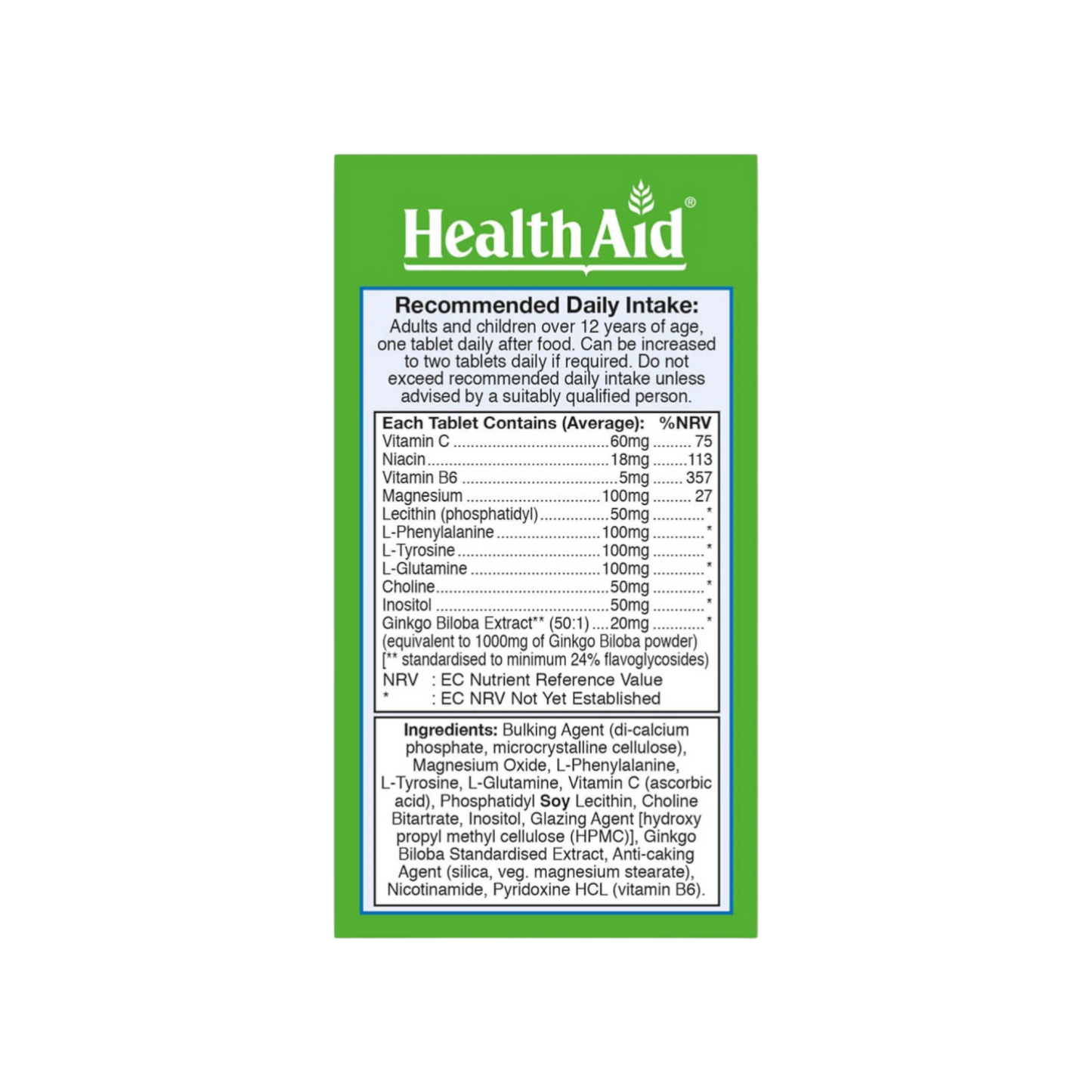 HealthAid NeuroForte Tablets 30s