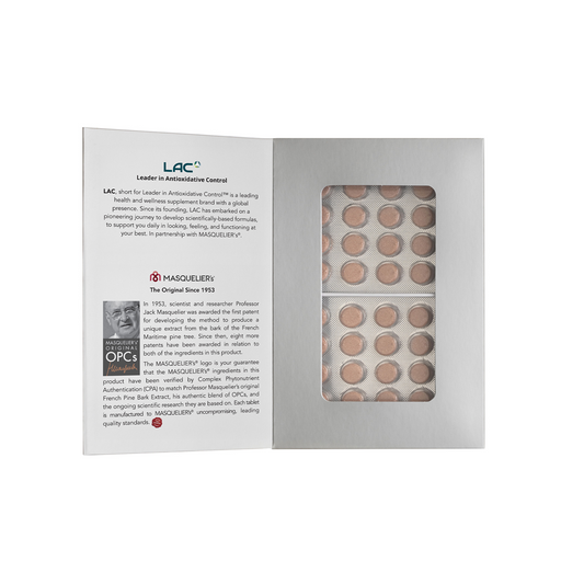 LAC Masquelier's French Pine Bark Extract Antioxidant Supplement 100mg x 300 Tablets LAC Masquelier's French Pine Bark Extract Antioxidant Supplement 100mg x 300 Tablets
