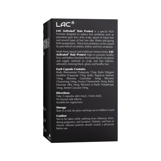 LAC Advanced Hair Protect Growth Supplement x 120 Capsules LAC Advanced Hair Protect Growth Supplement x 120 Capsules