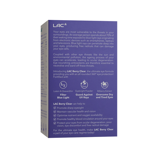 LAC Berry Clear Antioxidant Powder 2g x 30 Sachets