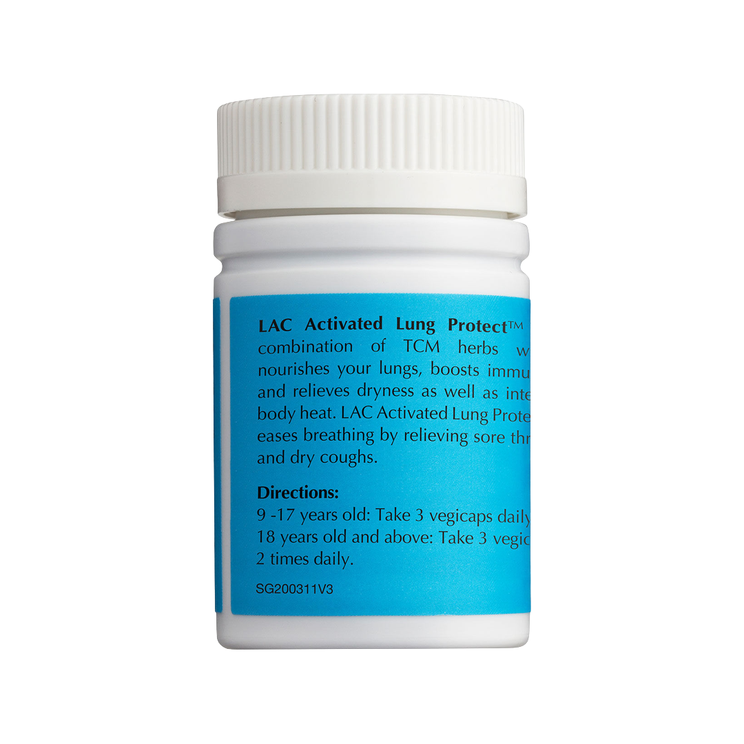 LAC Activated Lung Protect Respiratory Support Supplement x 120 Capsules