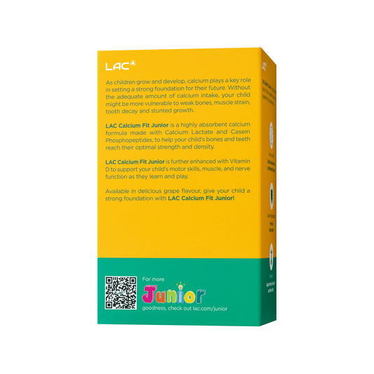 LAC Calcium Junior Bone Health Jelly Grape Flavor 30 Sachets LAC Calcium Junior Bone Health Jelly Grape Flavor 30 Sachets