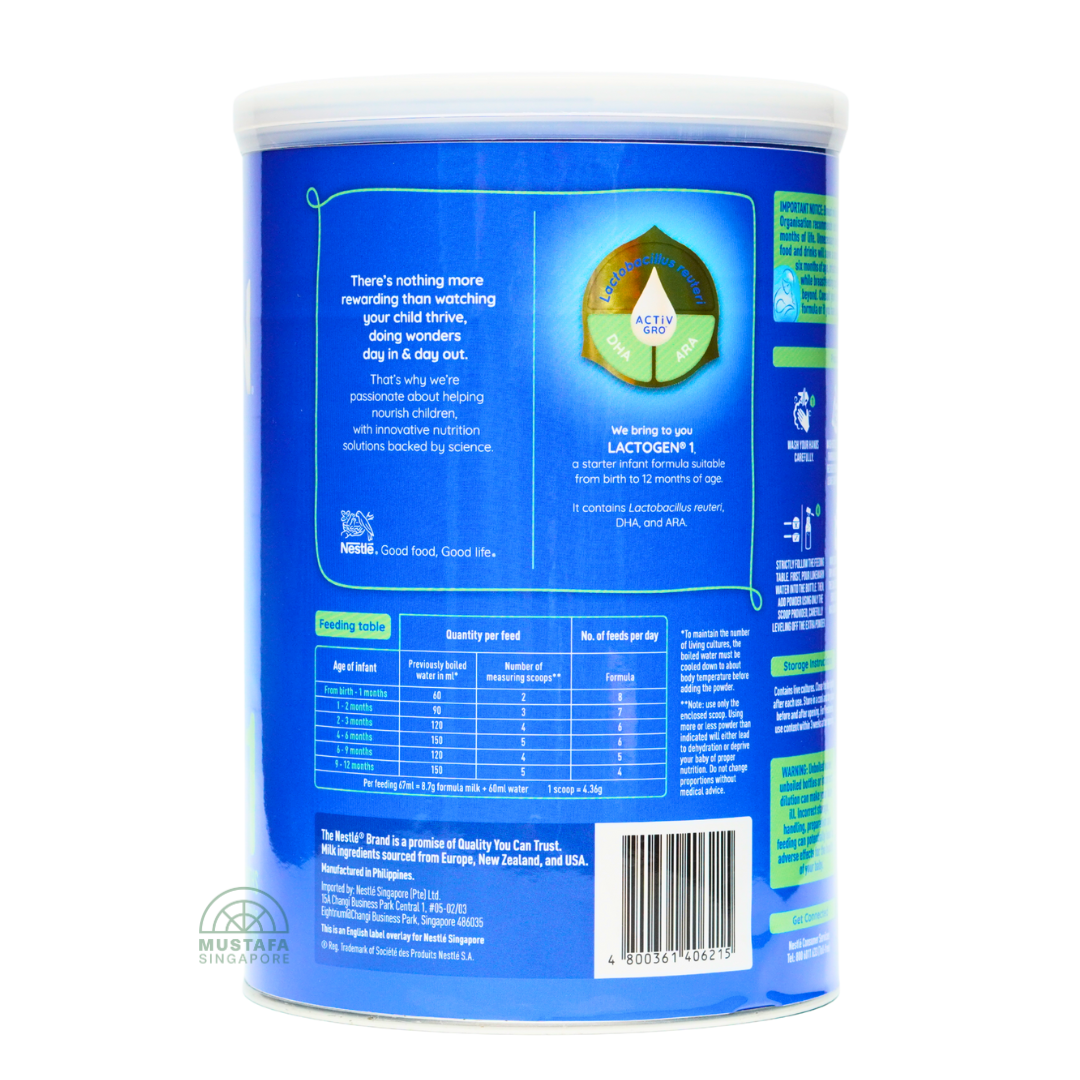 Nestle Lactogen Growing Up Milk Formula (Stage 1) 1.8kg